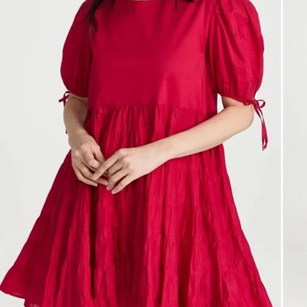 Merlette Red Swing Dress